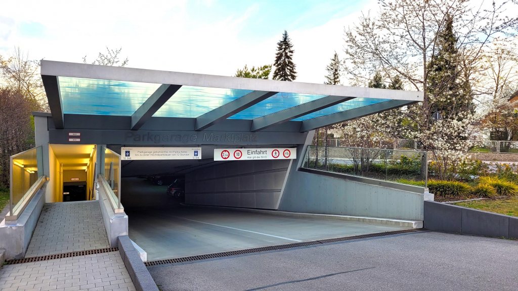 Zufahrtsbereich Parkgarage Grünwald