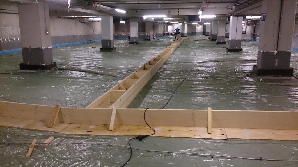 Baustelle Tiefgarage Staatsministerium für Arbeit, Soziales, Familie und Integration, Baustelle