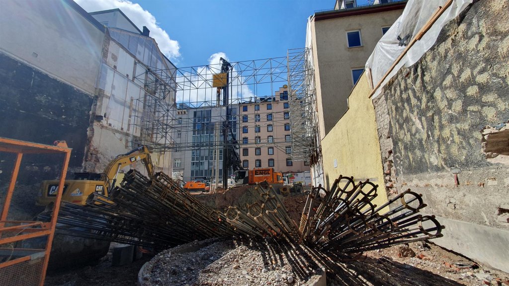 Verbauarbeiten Baustelle