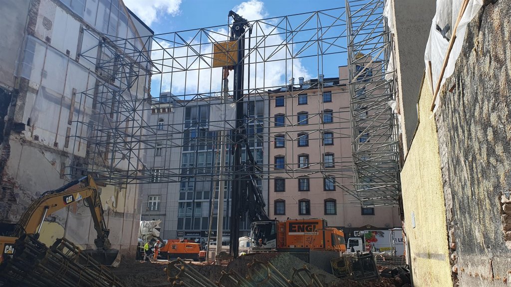 Verbauarbeiten Baustelle