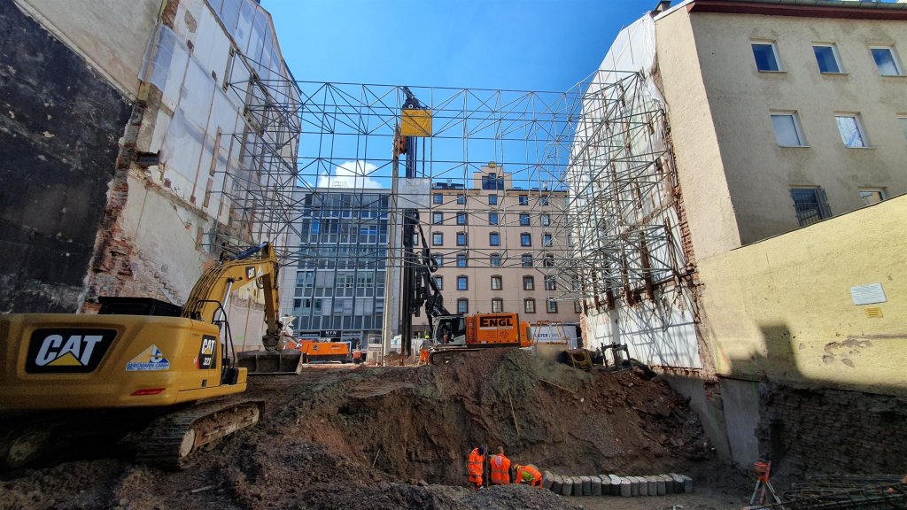 Verbauarbeiten Baustelle